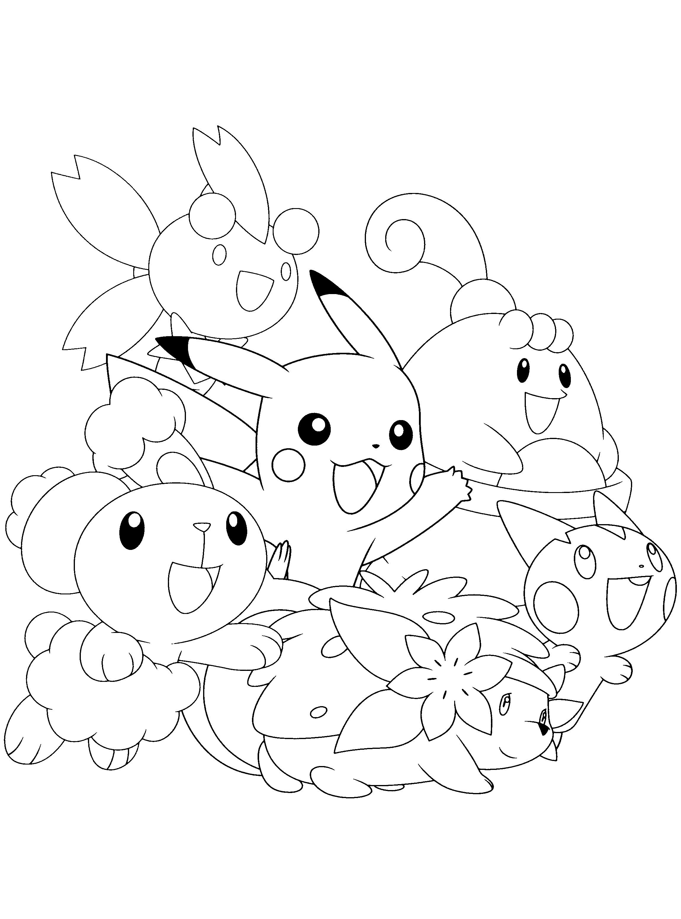 Pokemon coloring pages