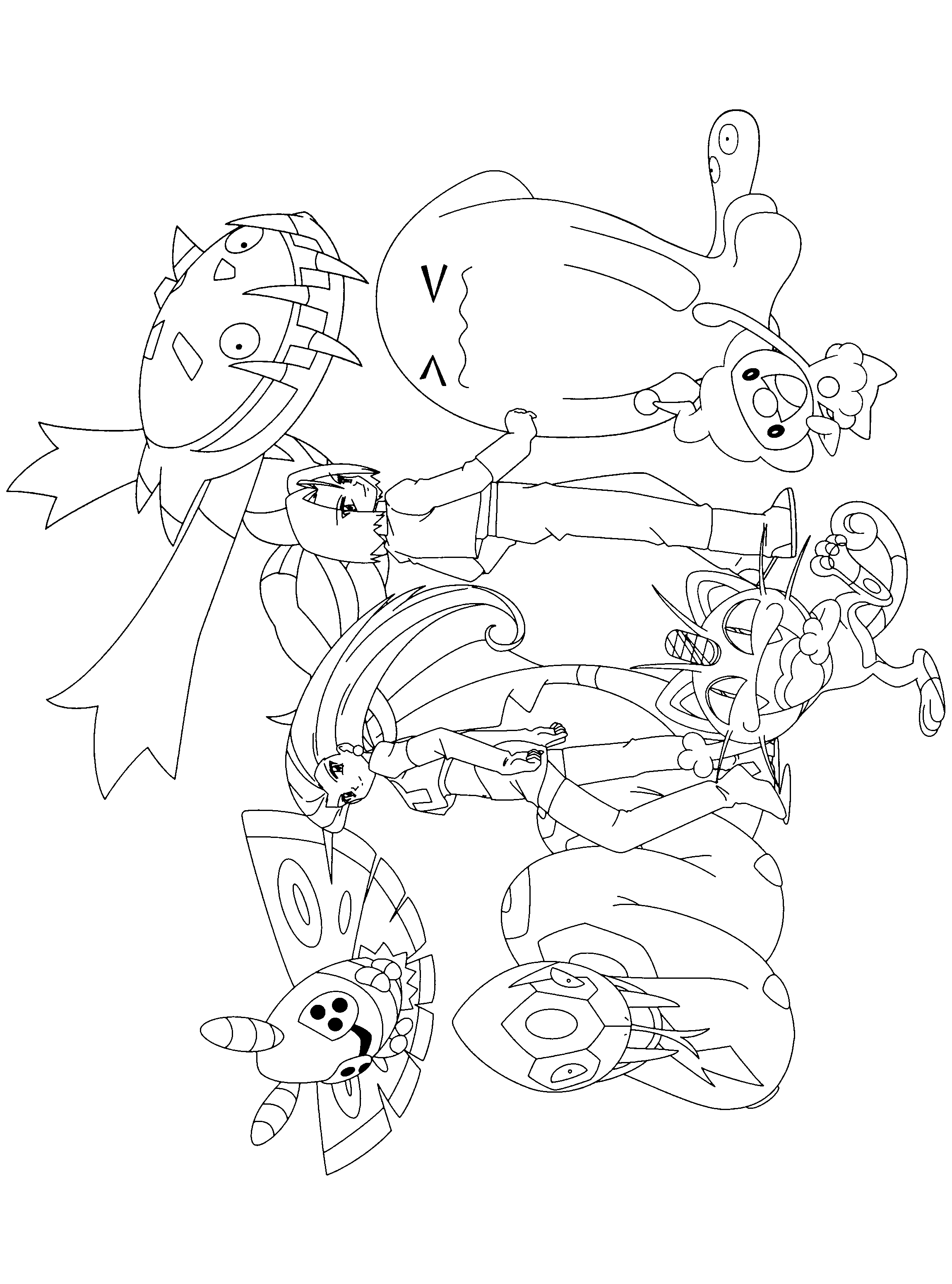 Pokemon coloring pages