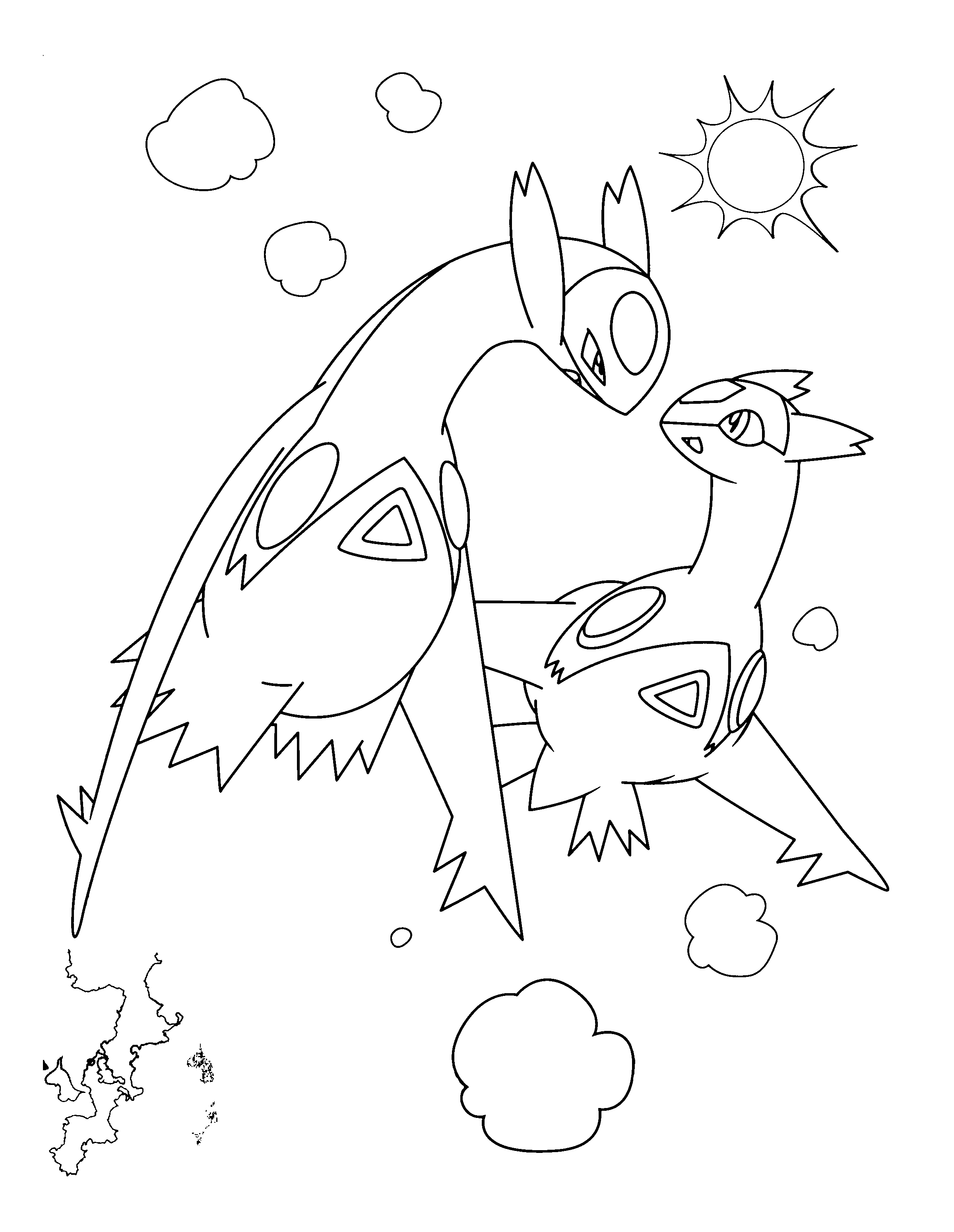 Pokemon coloring pages
