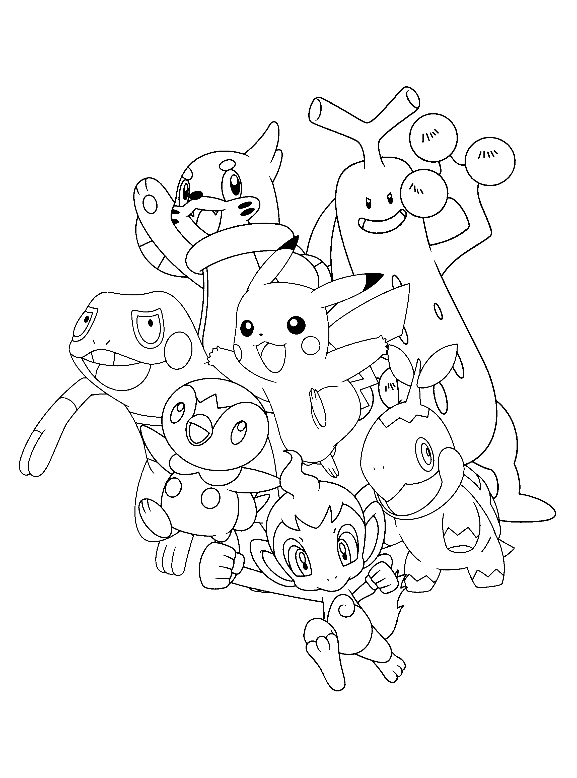 Pokemon coloring pages