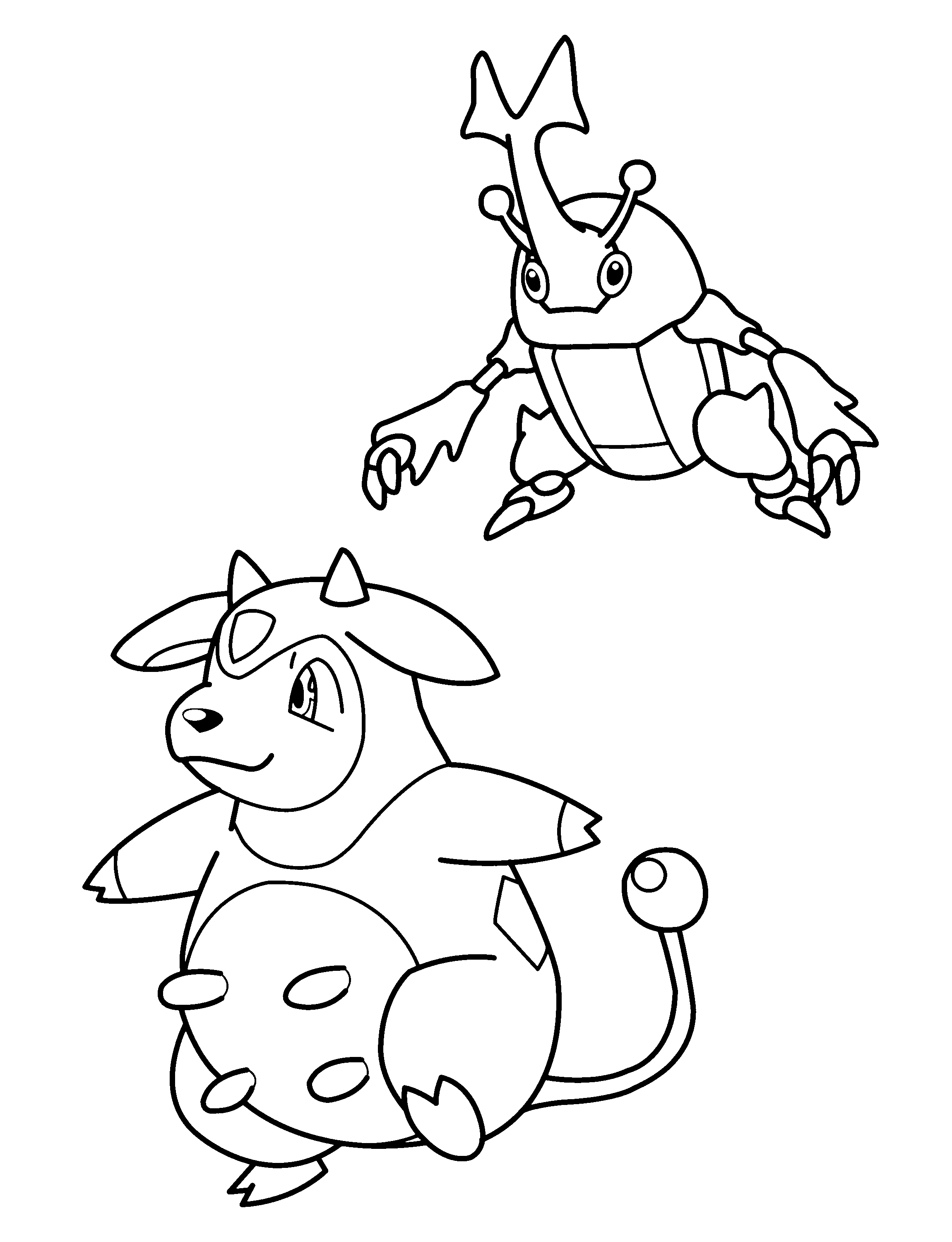 Pokemon coloring pages