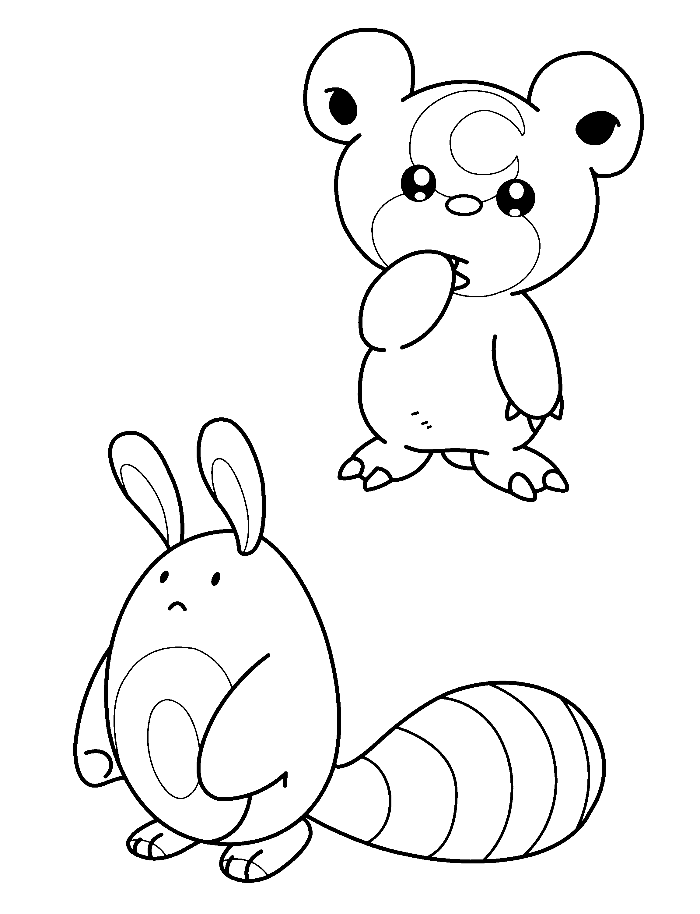Pokemon coloring pages