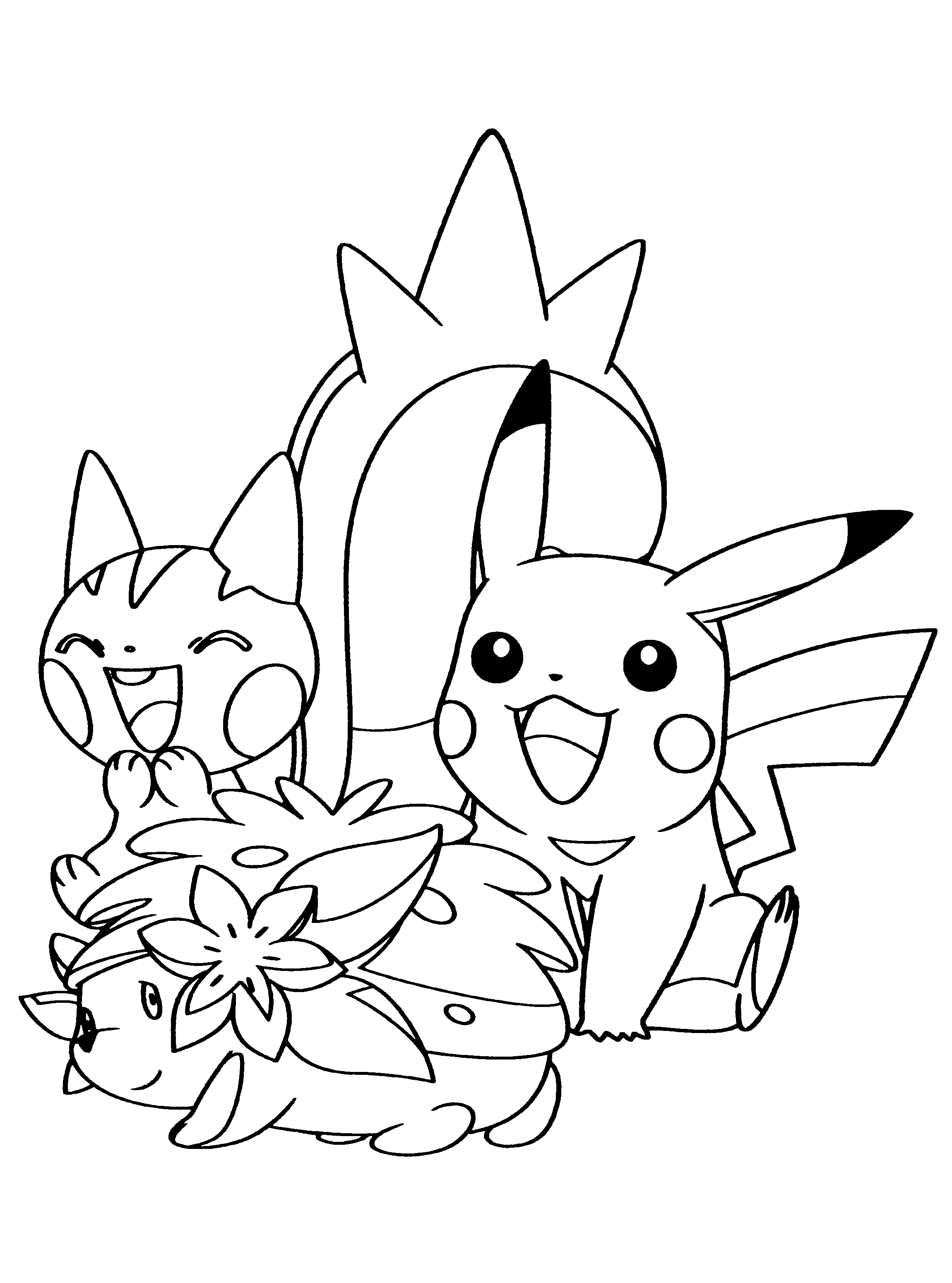 Coloring Pages Pokemon Color Character Print Printable Kids Printables 