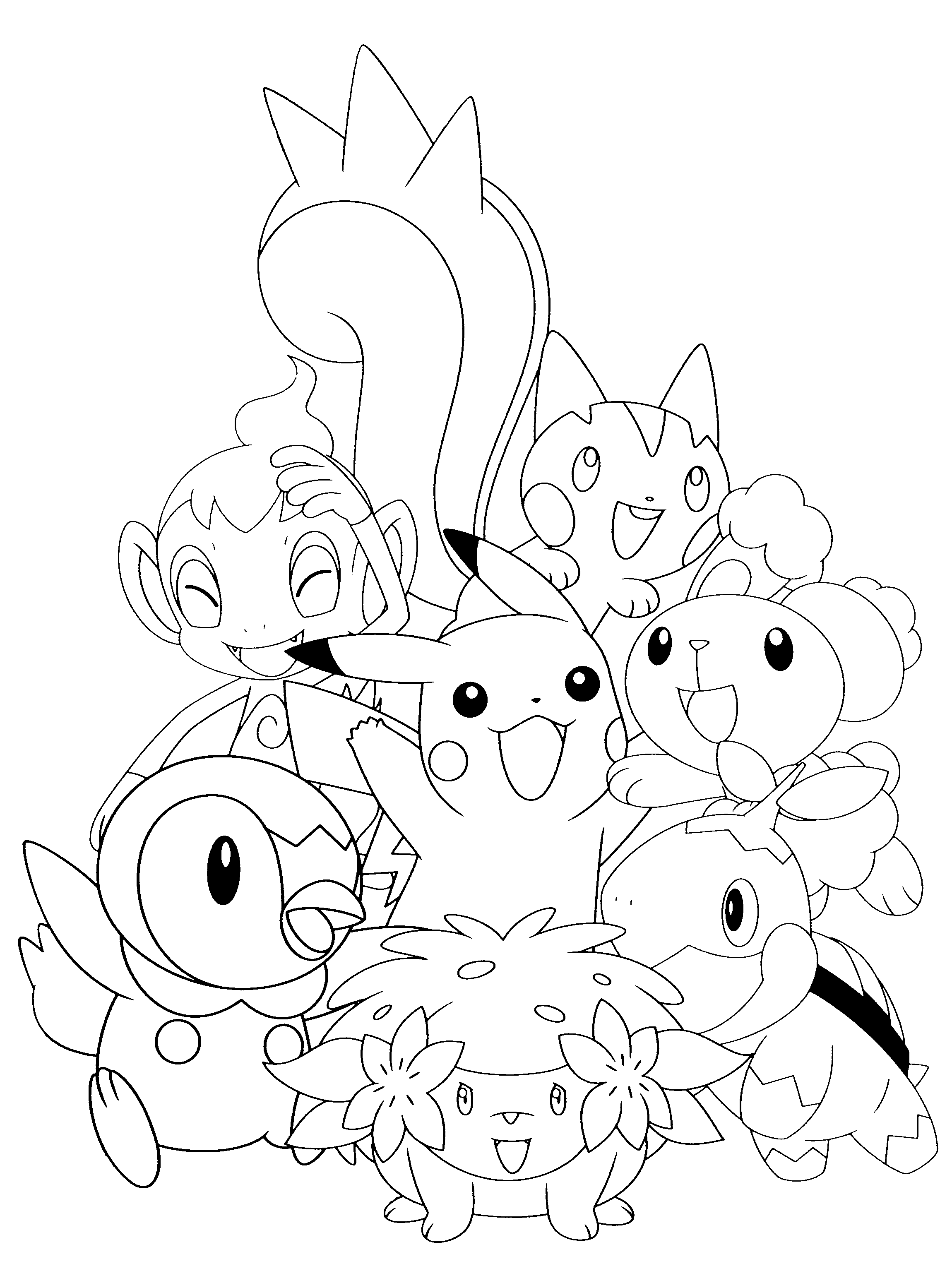 Pokemon coloring pages