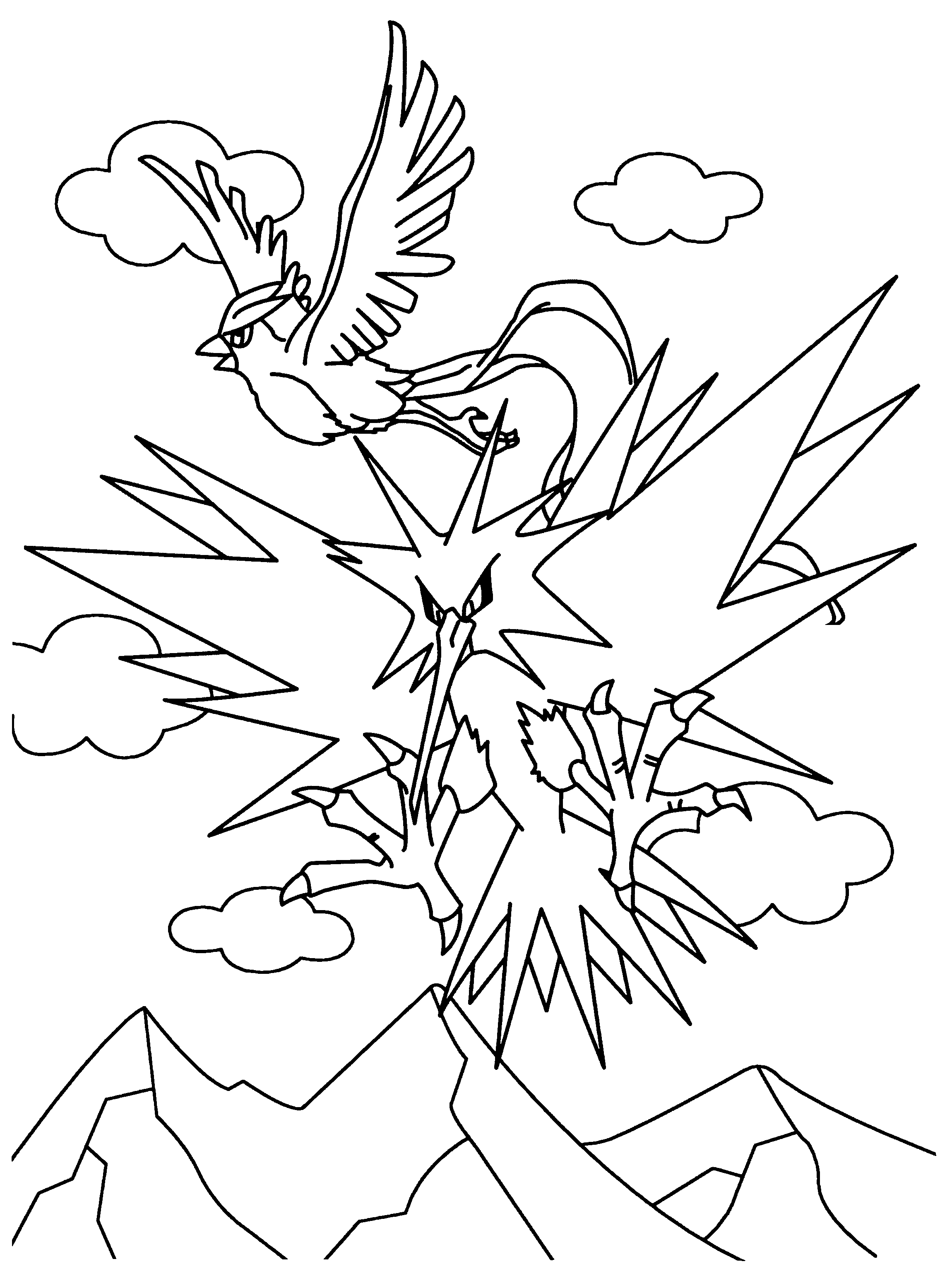 Pokemon coloring pages