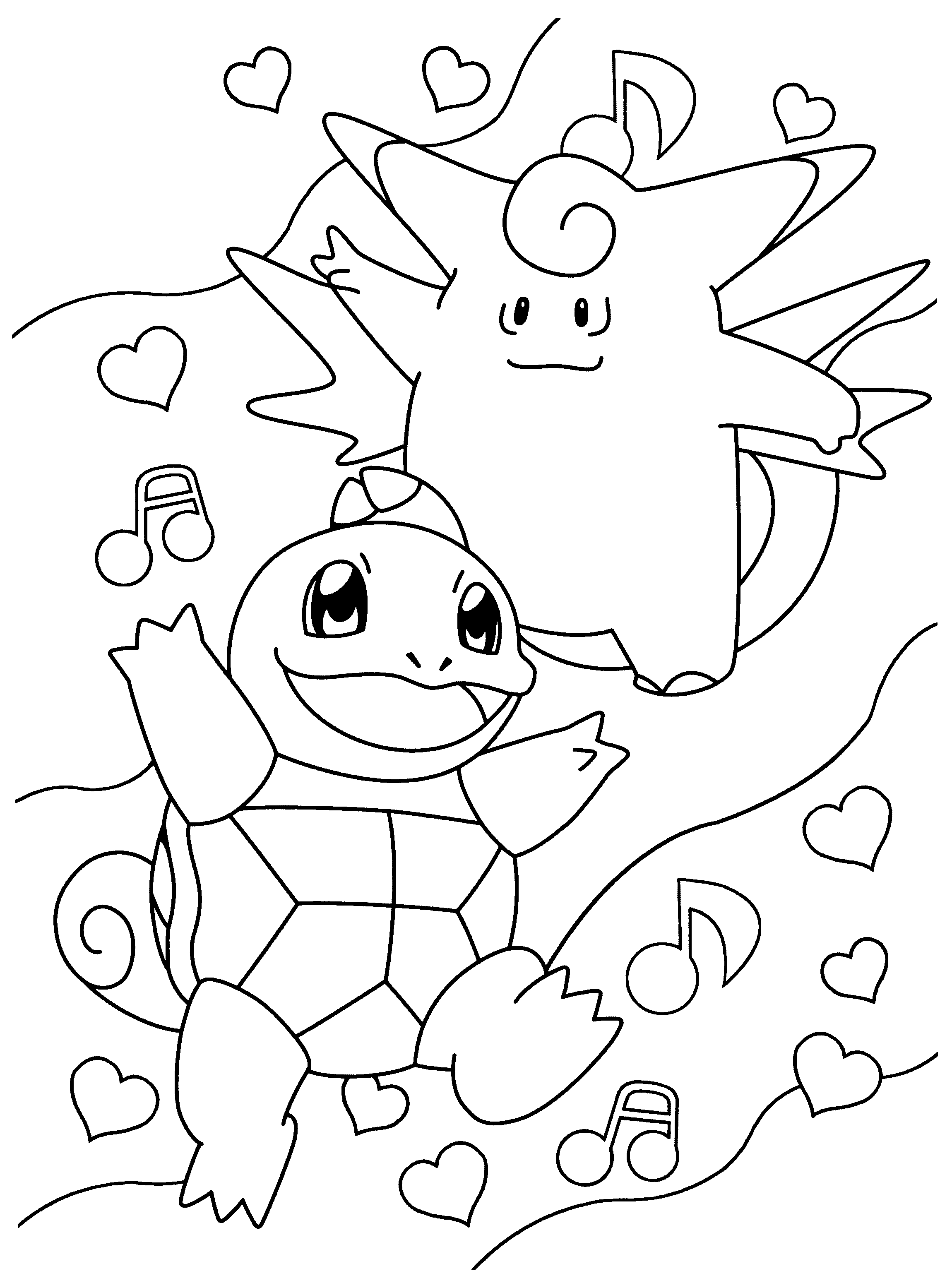 Pokemon coloring pages