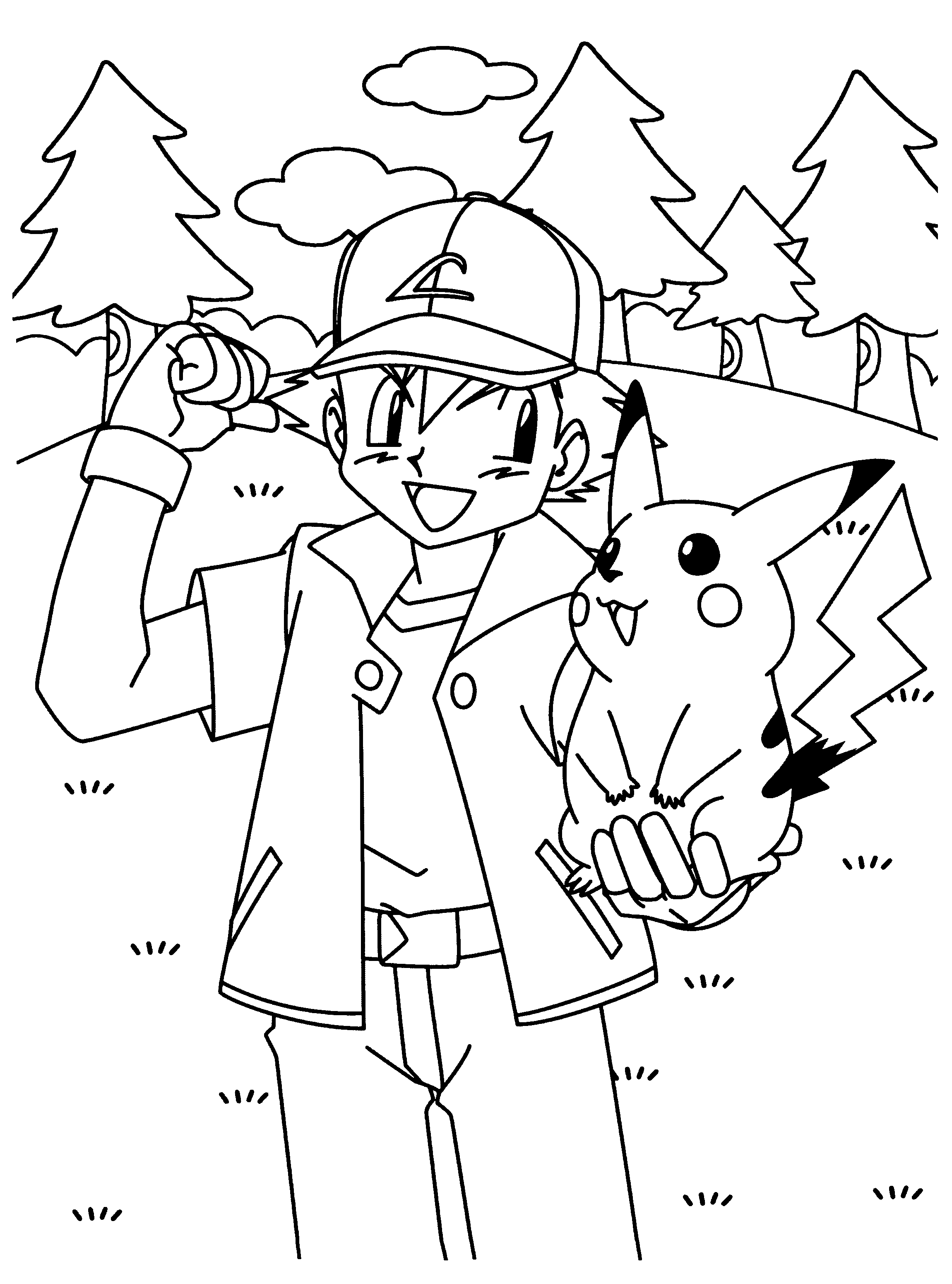 Pokemon coloring pages