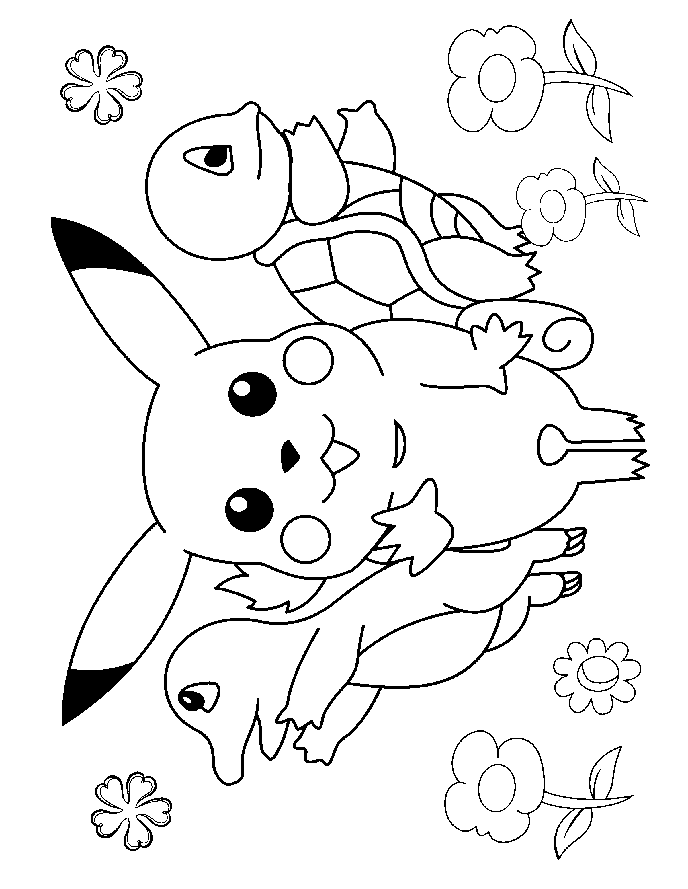 Pokemon coloring pages