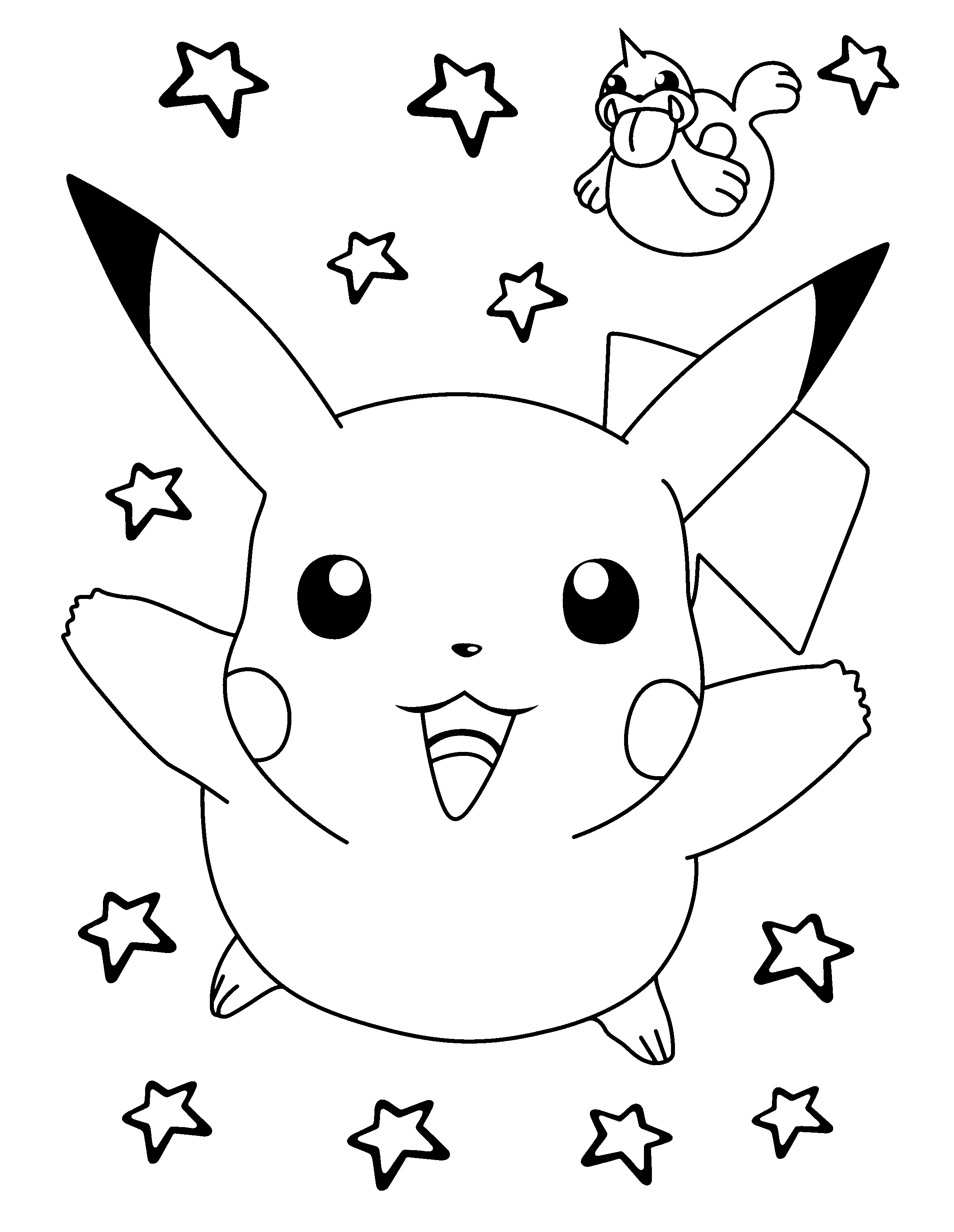 Pokemon coloring pages