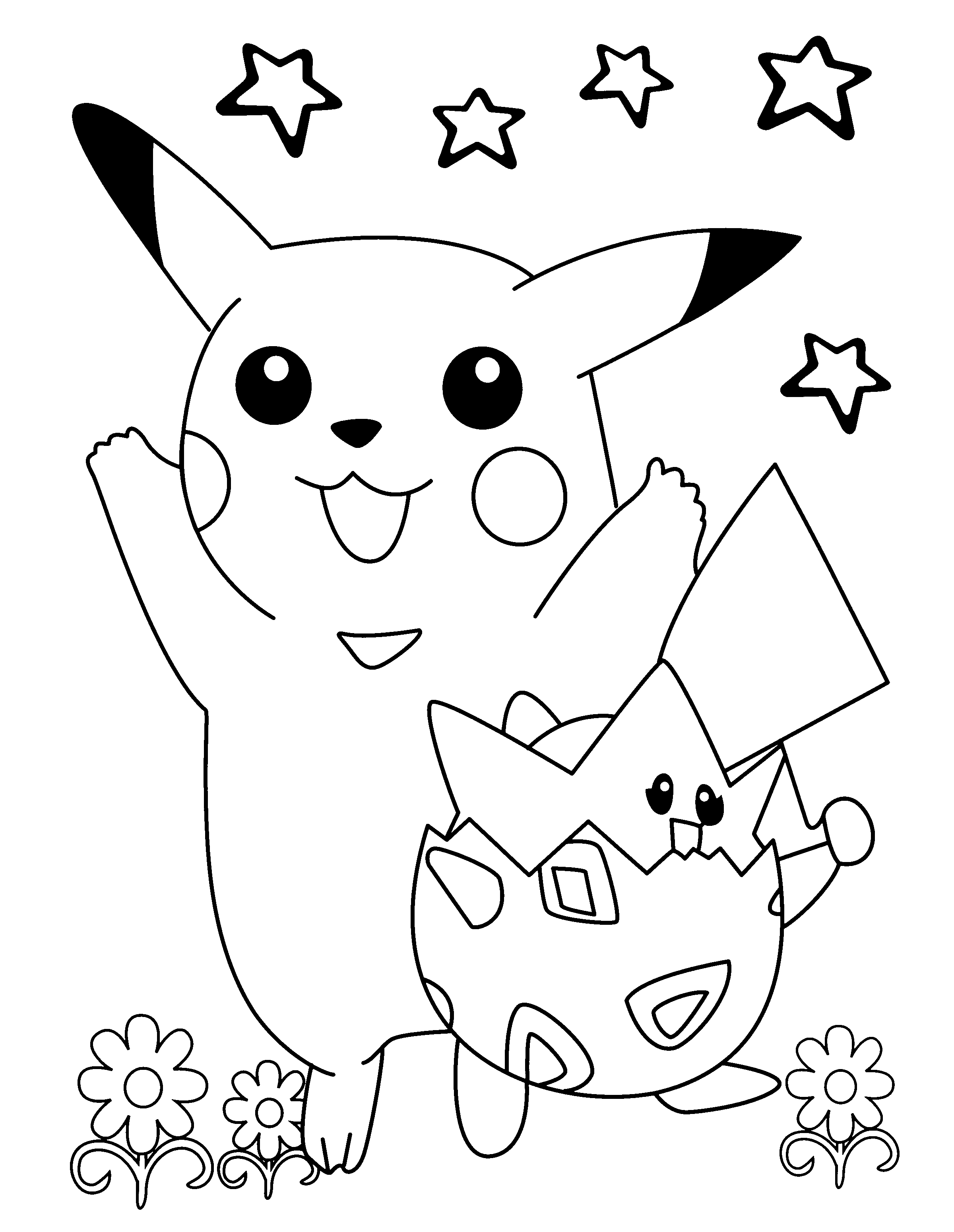 Pokemon coloring pages