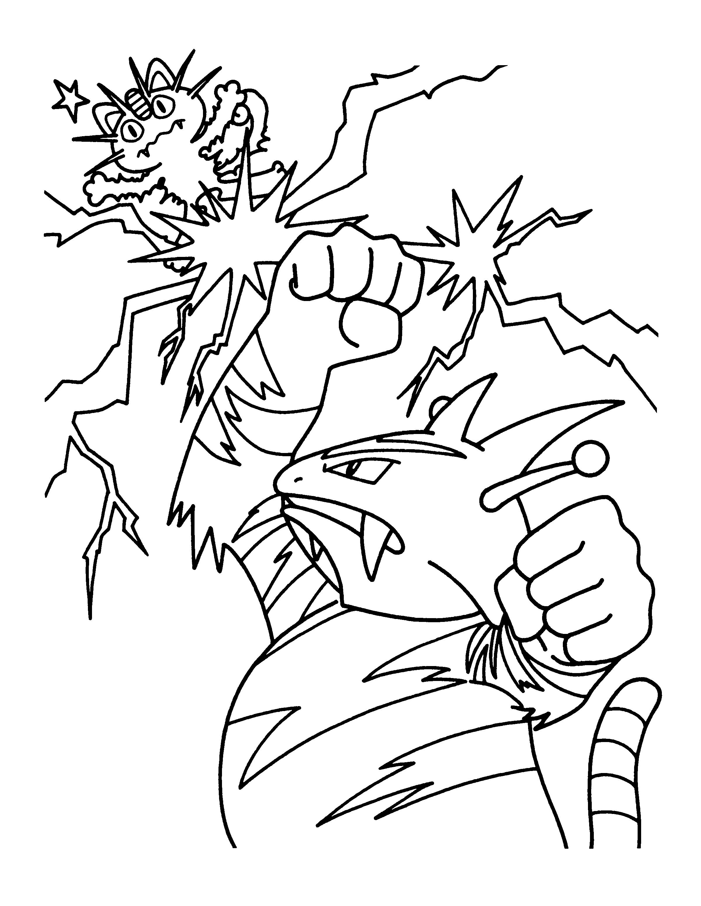 Pokemon coloring pages