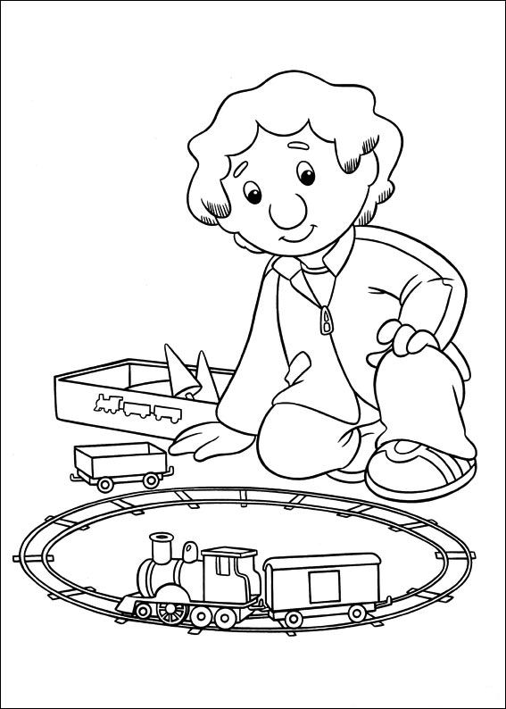 Postman pat coloring pages