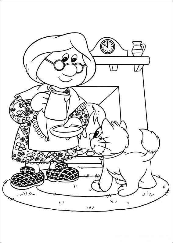 Postman pat coloring pages