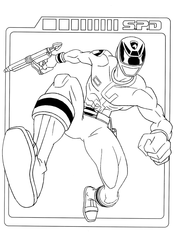 Power rangers coloring pages