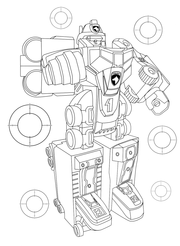 Power rangers coloring pages