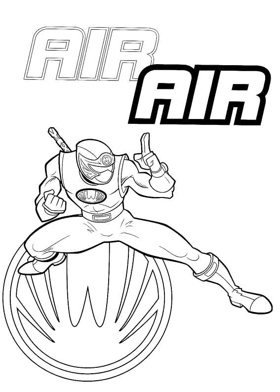 Power rangers coloring pages