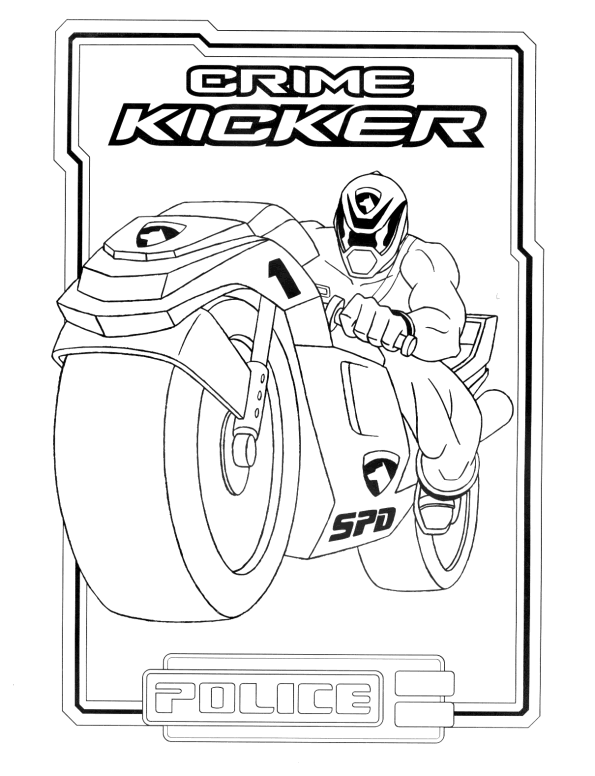 Power rangers coloring pages