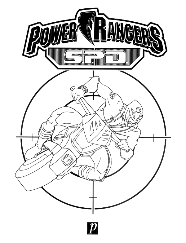 Power rangers coloring pages