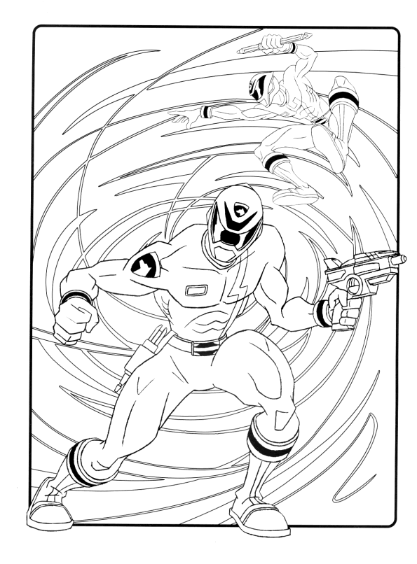 Power rangers coloring pages