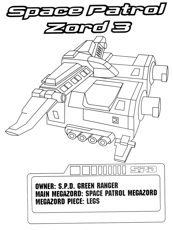 Power rangers coloring pages