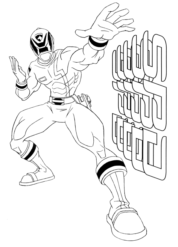 Power rangers coloring pages