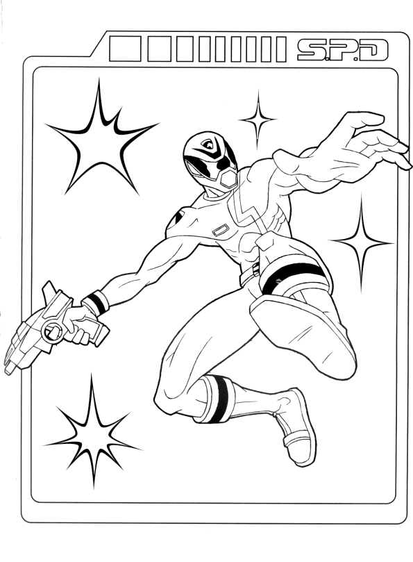 Power rangers coloring pages