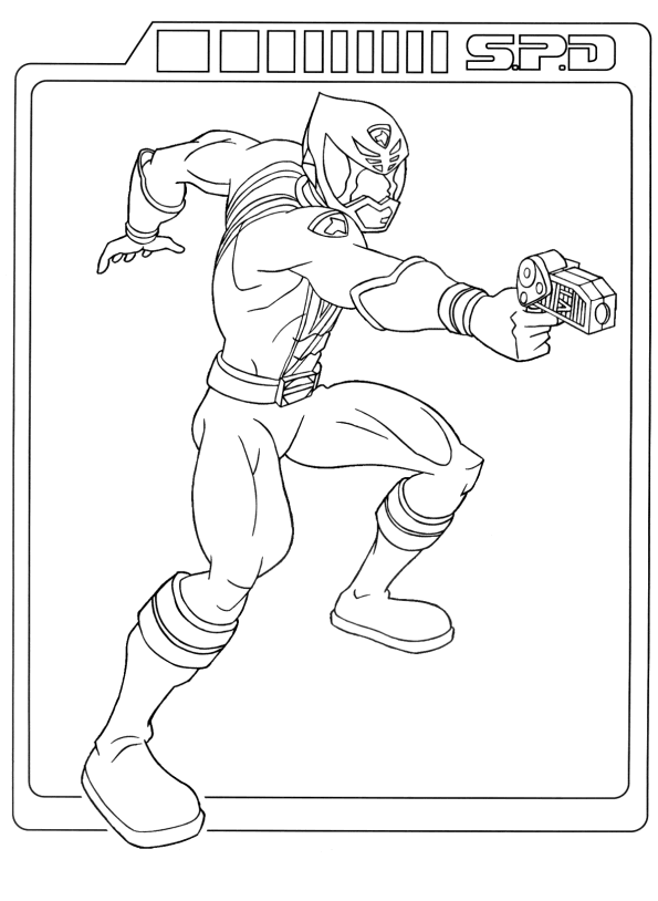 Power rangers coloring pages