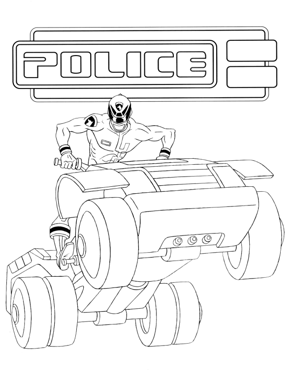 Power rangers coloring pages