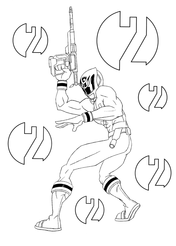 Power rangers coloring pages