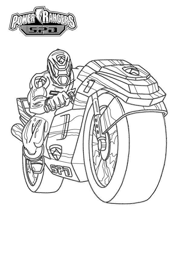 Power rangers coloring pages