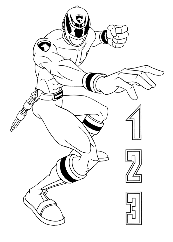 Power rangers coloring pages