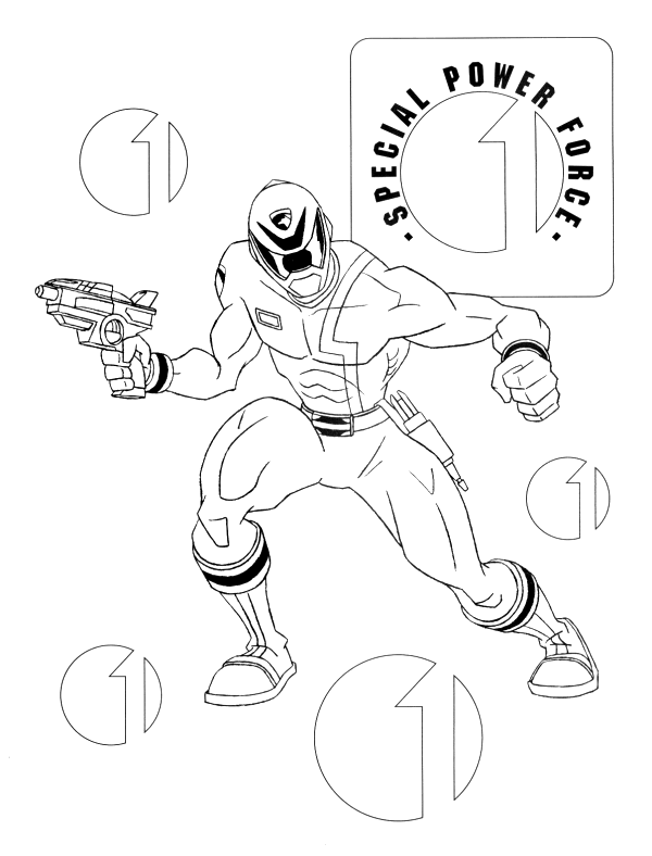 Power rangers coloring pages