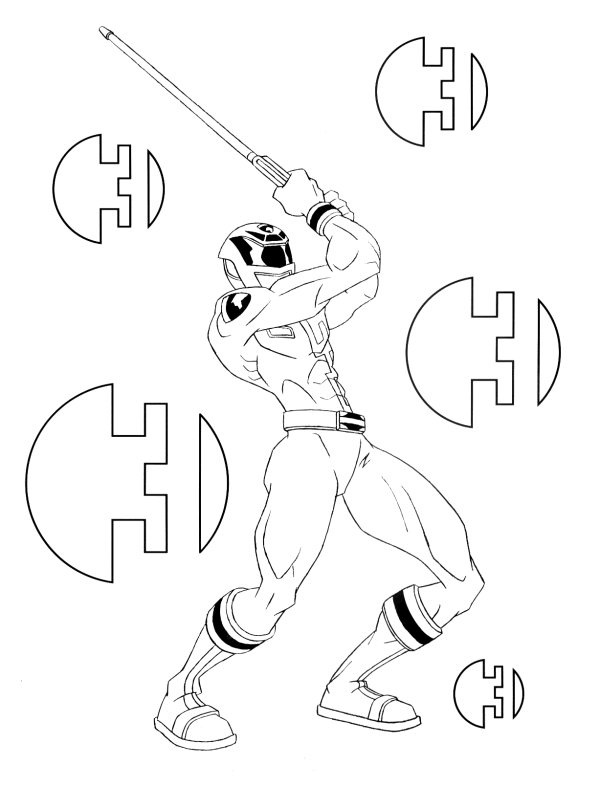 Power rangers coloring pages