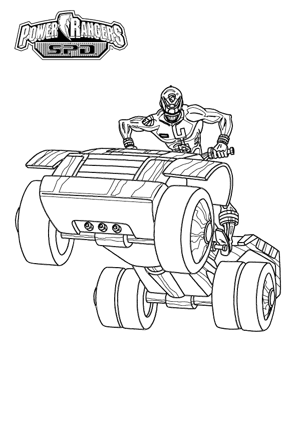 Power rangers coloring pages