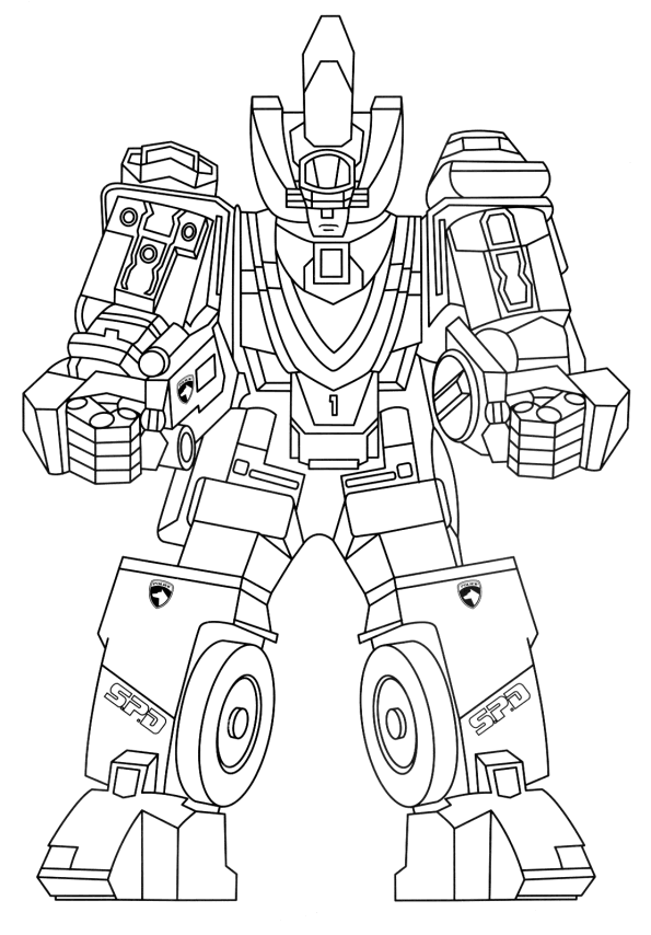 Power rangers coloring pages