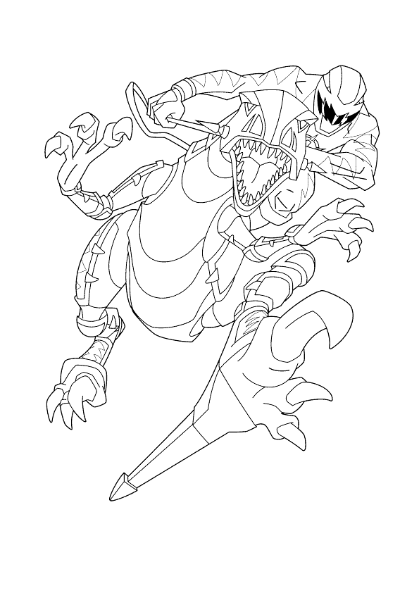 Power rangers coloring pages