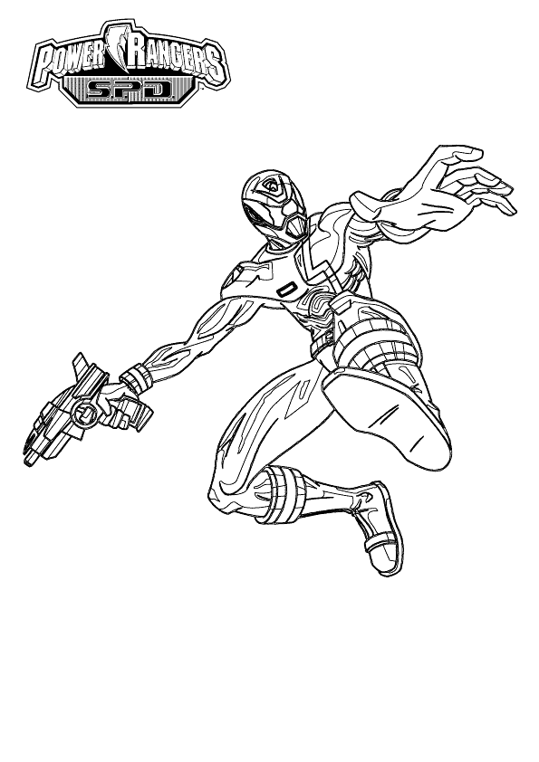 Power rangers coloring pages