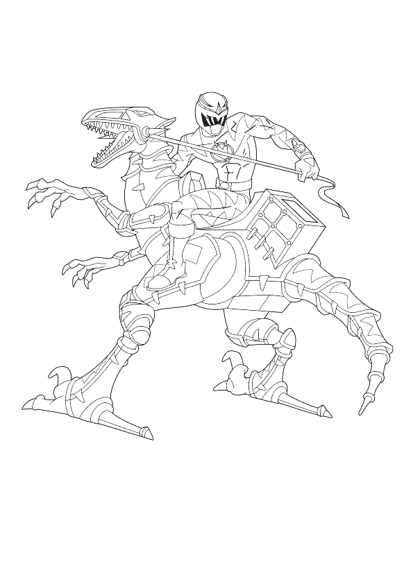 Power rangers coloring pages