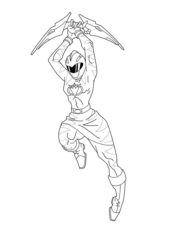 Power rangers coloring pages