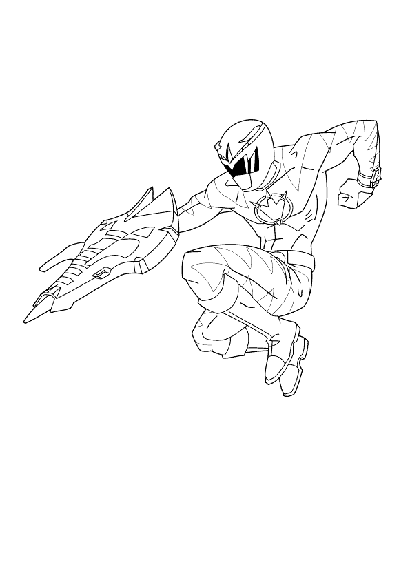 Power rangers coloring pages