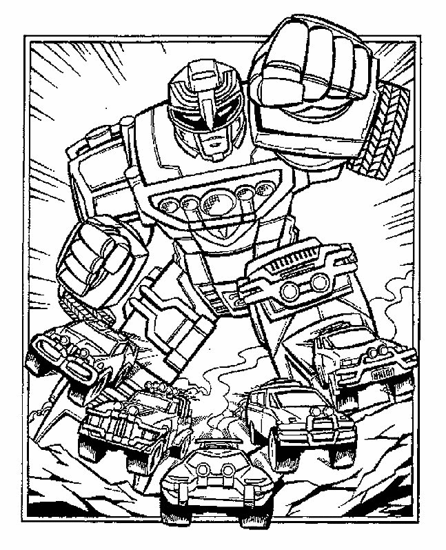 Power rangers coloring pages