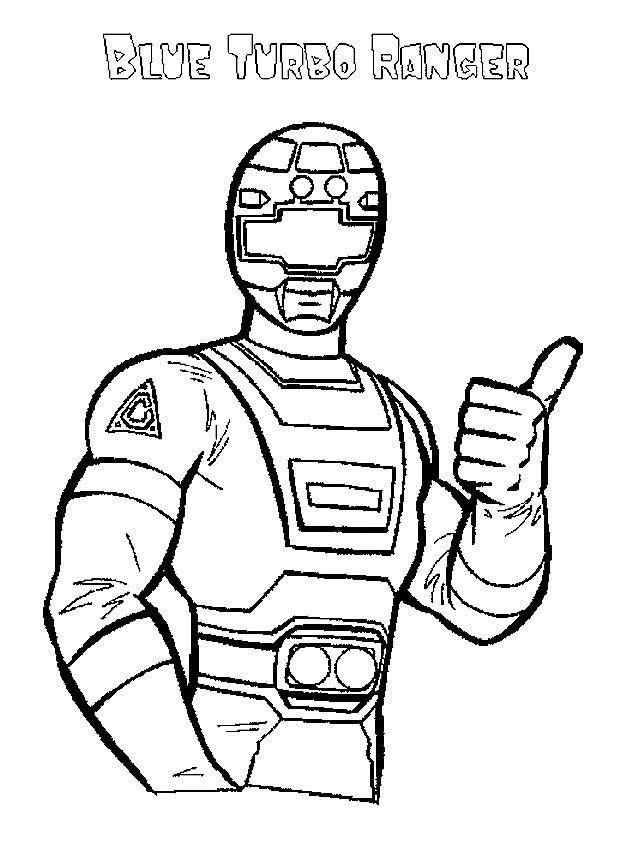 Power rangers coloring pages