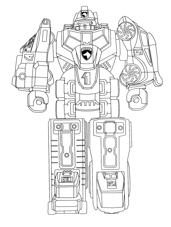 Power rangers coloring pages