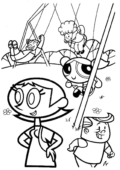 Powerpuff girls coloring pages