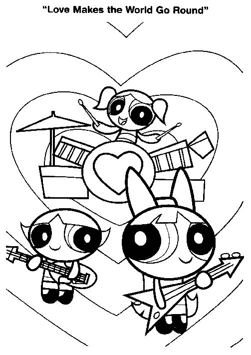 Powerpuff girls coloring pages