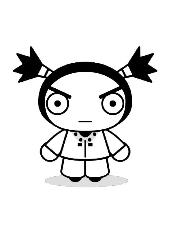 Pucca coloring pages