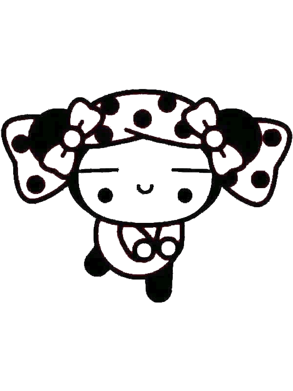 Pucca coloring pages