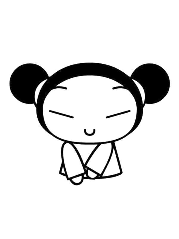 Pucca coloring pages