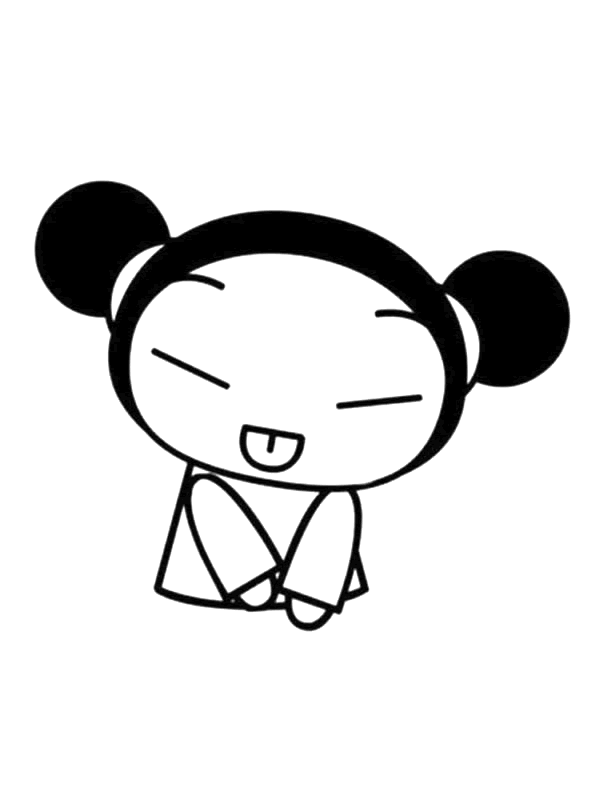 Pucca coloring pages