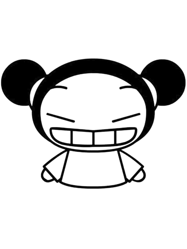 Pucca coloring pages